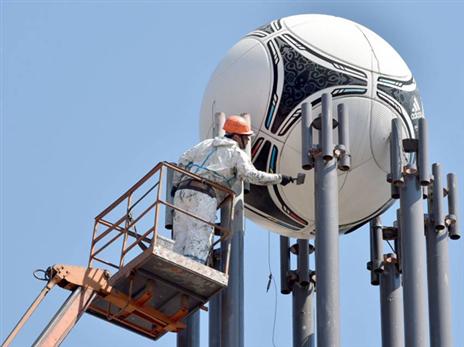 ה-Fan zones של קייב בהתהוות (Getty)