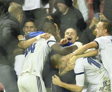אושר בפארקן. קופנהאגן העיפה את אטאלנטה(getty)