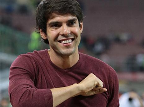 קאקה הגיע לבקר וזכה לכבוד מהקהל (getty)