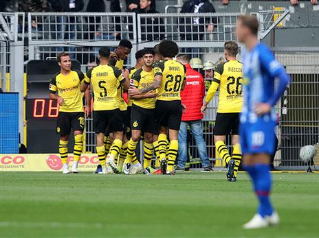 חגגה מוקדם מדי, דורטמונד (cristoph kiespel/getty)