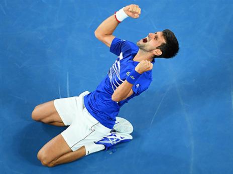 התפוצץ על נדאל. ג'וקוביץ' (getty)