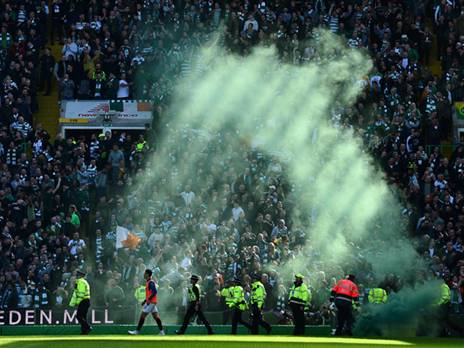 אווירה מדהימה בסלטיק פארק (GETTY)