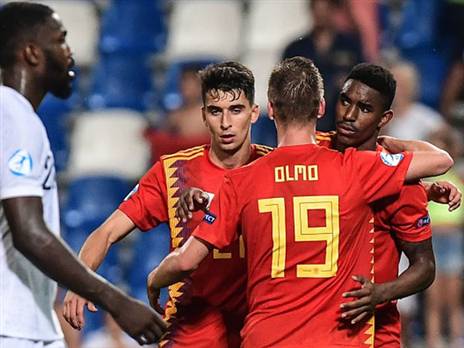 שחקני ספרד. ינקמו על ההפסד מלפני שנתיים? (Getty)