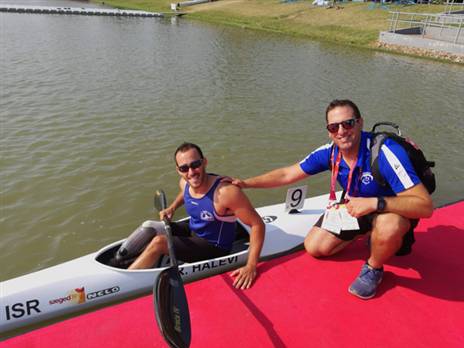 רון הלוי ורועי לב (באדיבות הוועד הפראלימיפי)