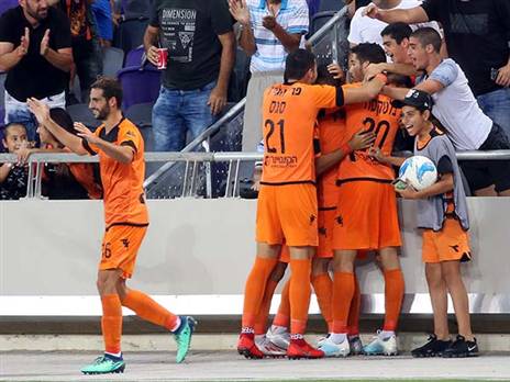 גדיר שחקן בני יהודה הראשון שכבש בבלומפילד (אודי ציטיאט)