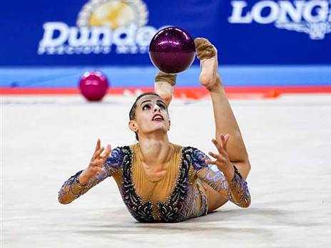 תרגיל הכדור בהחלט עזר לה (getty, Natalia Fedosenko)