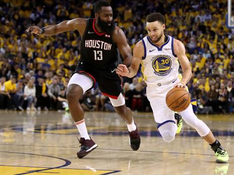 יצאו מהטופ 3. הארדן וקרי (GETTYIMAGES)