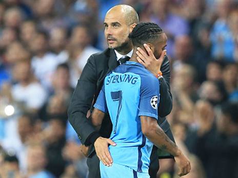 גווארדיולה. אחראי להתפתחות של סטרלינג (getty)