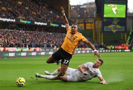 חלוקת נקודות בין וולבס לשפילד (getty)