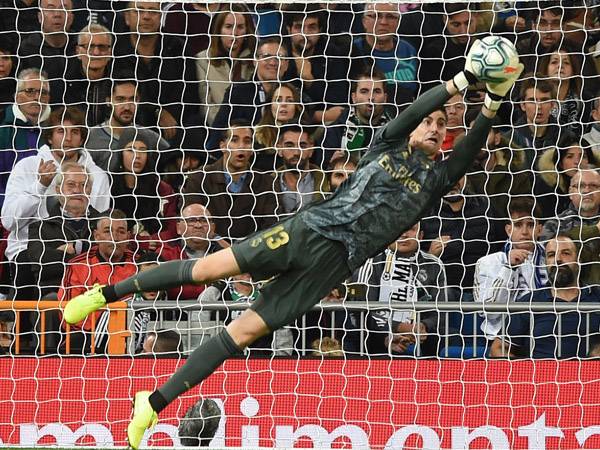 קורטואה. החומה של ריאל מדריד (Getty)