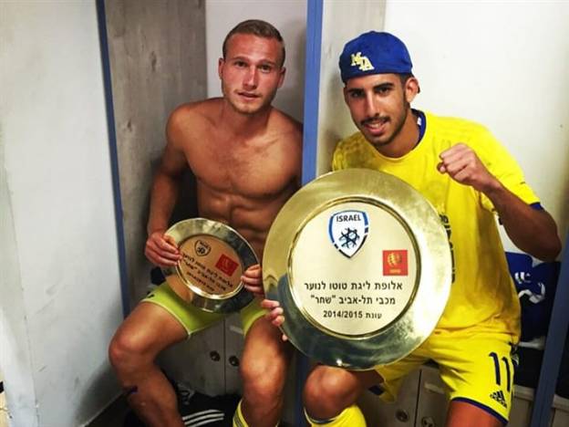 עם יונתן כהן. עוד שחקן שהיה חלק מהפרוייקט