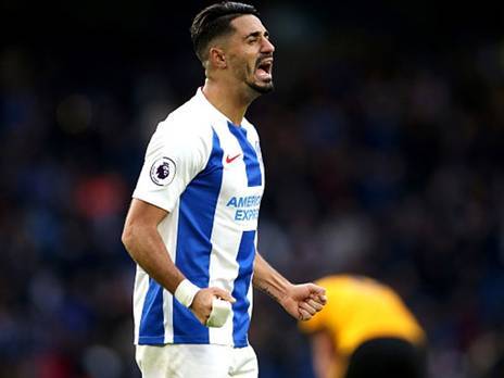 כיאל במדי ברייטון. חוזר בגיל 32 לישראל (Getty)