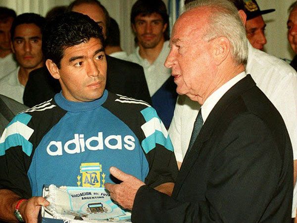 מראדונה ורבין (Getty images)