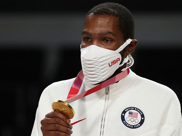 ה-MVP של טוקיו 2020. דוראנט (Getty)