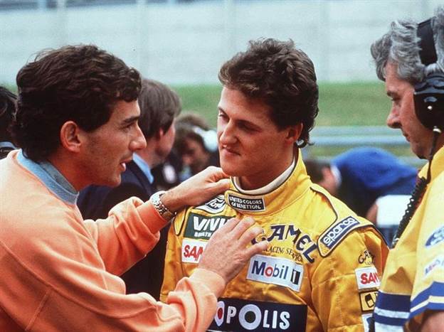 שומאכר ועוד אגדה לידו בשם איירטון סנה