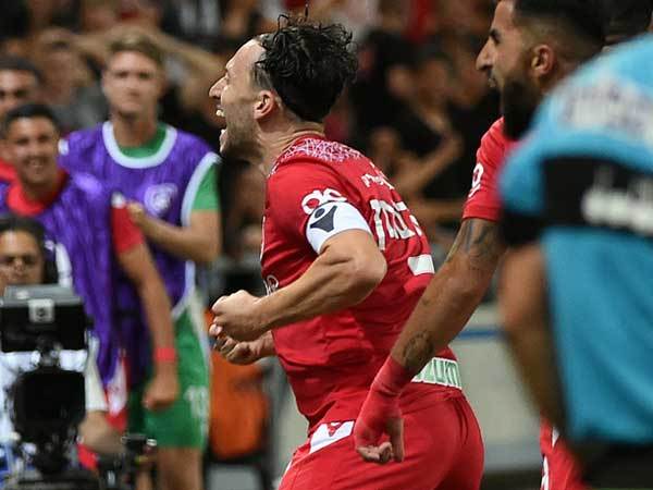 בטעות גדל צהוב. אלטמן חוגג את הגול בדרבי (צילום: אלן שיבר)