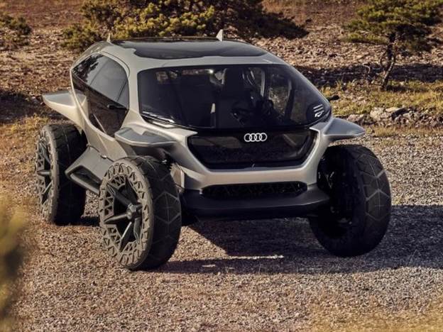 מקור ההשראה. רכב ה-4X4 העתידני של אאודי, טרייל קוואטרו