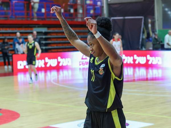 כוכבת הניצחון של רמלה. דיינג'רפילד (קרדיט: מנהלת ליגת העל לנשים בכדורסל)