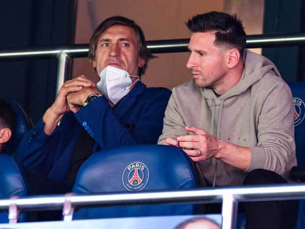 נמאס להם מהדיבורים של לאפורטה. ליונל וחורחה מסי (GETTY)