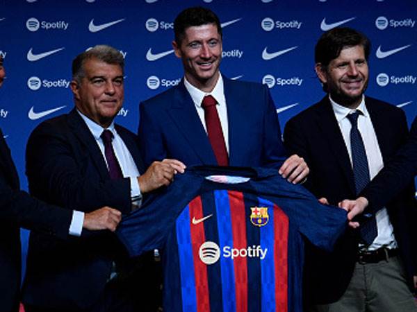 "שמח להיות כאן". לבנדובסקי (Getty)