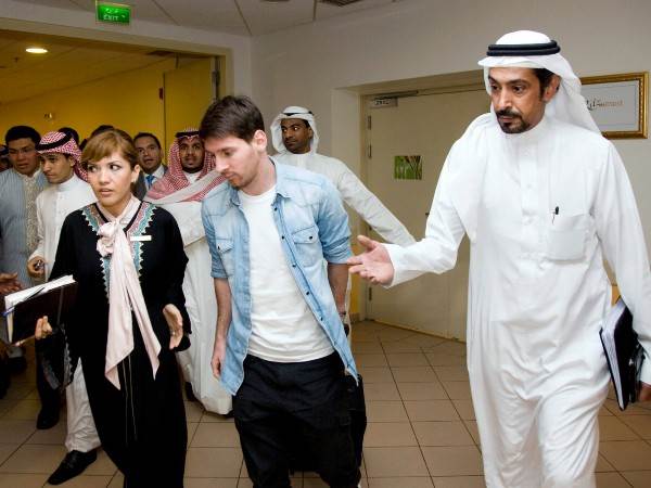 מסי בביקורו הראשון בערב הסעודית ב-2012 (Photo: FAYEZ NURELDINE/AFP via Getty Images)