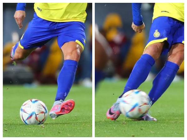 אפשר לראות את הכדור מתרומם באוויר (אל נאסר, רשמי)