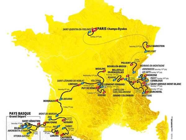 המפה של טור 2023