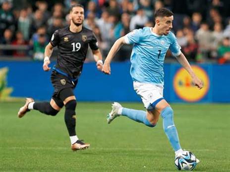 ישראל נגד קוסובו בסיבוב הקודם (אלן שיבר)