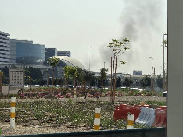 עשן מיתמר במפרץ