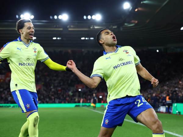 שייה צ`ארלס חוגג את שער הניצחון (Photo by Matt Watson/Southampton FC via Getty Images)