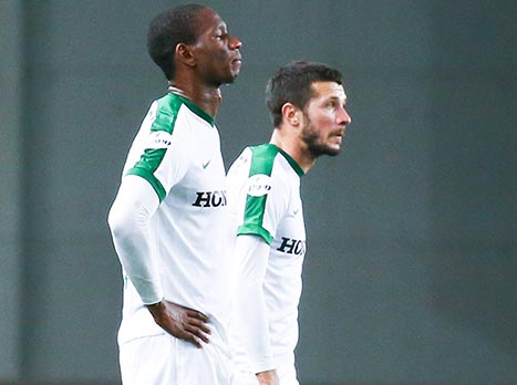 פלט ורוקאביצה מאוכזבים. "בינואר נעשה שינויים" (צילום: דני מרון)