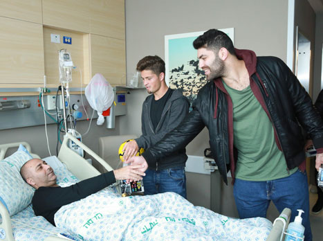 "הלכנו הפעם למחלקות פחות מוכרות". ששון בביקור