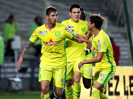 סאלה ונאנטס חוגגים ניצחון יקר (getty)