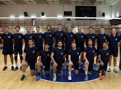 נבחרת ישראל. בית מאתגר (צילום: איגוד הכדורעף)