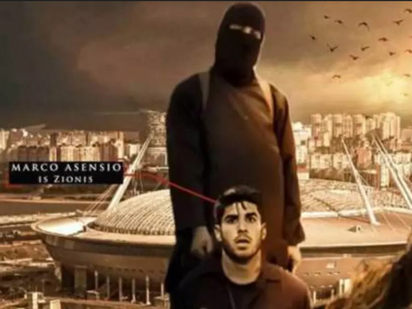 "הוא ציוני". התמונה נגד אסנסיו (טוויטר)