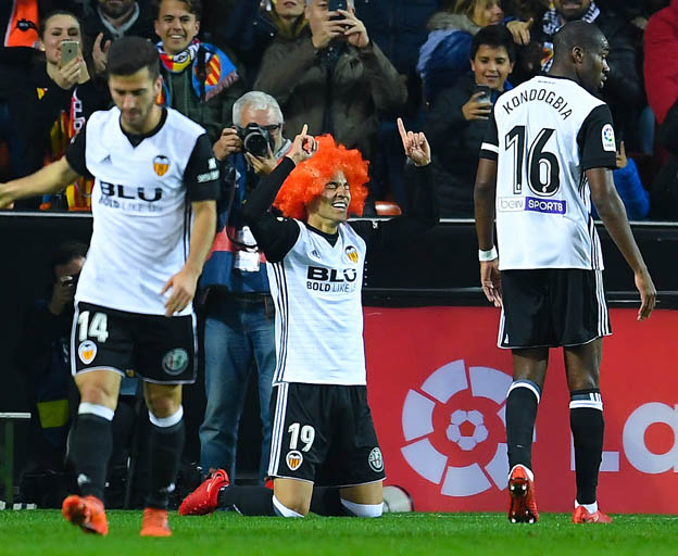 רודריגו חגג עם פאה ססגונית, אך זה לא הספיק (getty)