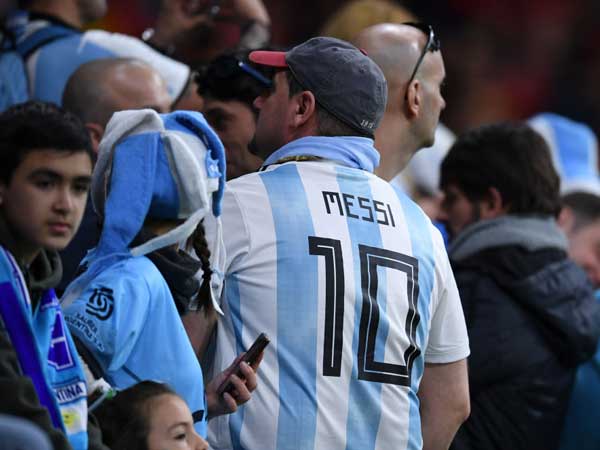 ספק אם אוהדי ארגנטינה יראו את מסי בארץ (Getty)