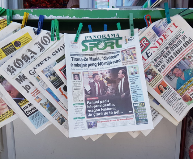 התקשורת המקומית לא מאמינה במיוחד בנבחרת האלבנית