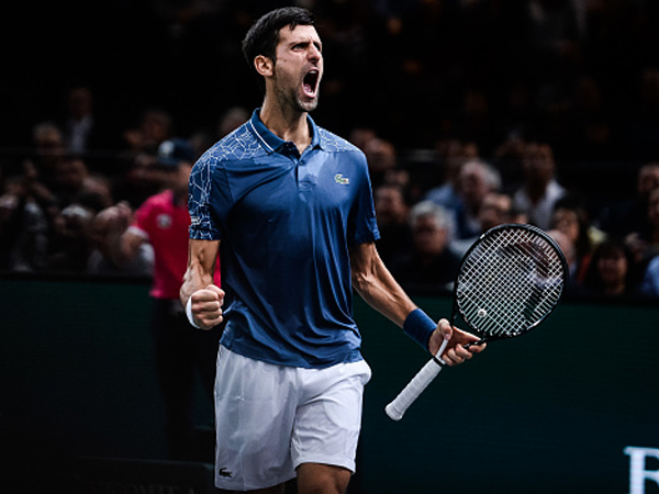 נובאק בטירוף אחרי הניצחון (getty)