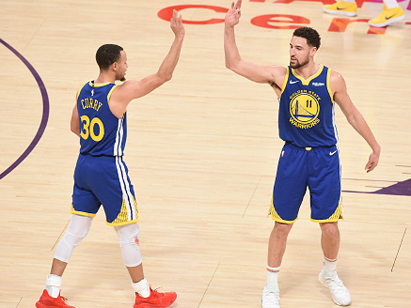 הלילה שלו. תומפסון חוגג (getty)