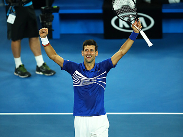 מוביל בראש בראש מול נדאל. ג'וקוביץ' (getty)