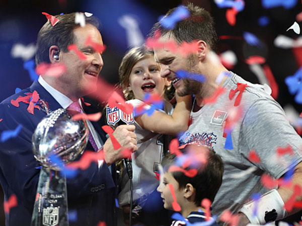 השישית שלו. בריידי (צילום: Jamie Squire/Getty Images)