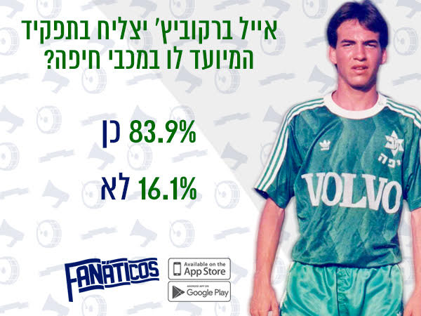 האוהדים רוצים את ברקוביץ'