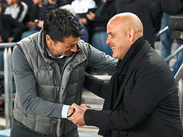 שני המאמנים המשפיעים בליגה. איביץ' ואבוקסיס (אלן שיבר)