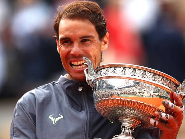 נדאל. גביע הרולאן גארוס ה-12 שלו (Getty Images)