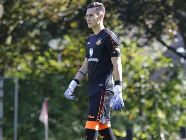 הסתפק ב-45 דקות. אנדראס יאניוטיס (צילום: האתר הרשמי של מכבי ת"א)