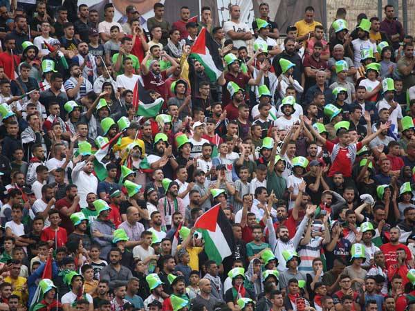 קהל גדול מילא את היציעים בא-ראם (GETTY)