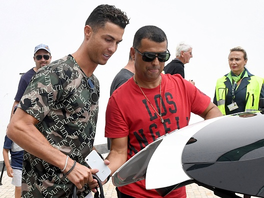 כריסטיאנו רונאלדו ואחיו הוגו (Getty)