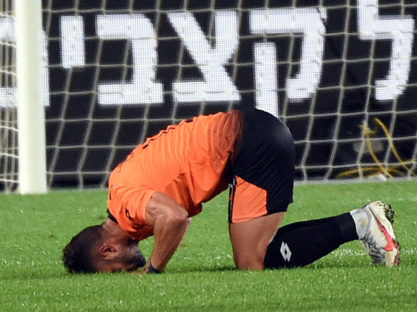 גאדיר חגג ראשון. (צילום: ברני ארדוב)