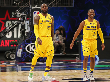 פול ולברון. המנהיגים הגדולים ב-NBA, גם בגיל 36 (Getty)